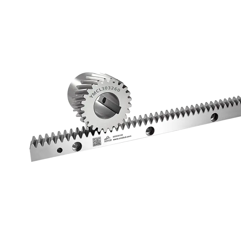 helical gear rack and pinion
